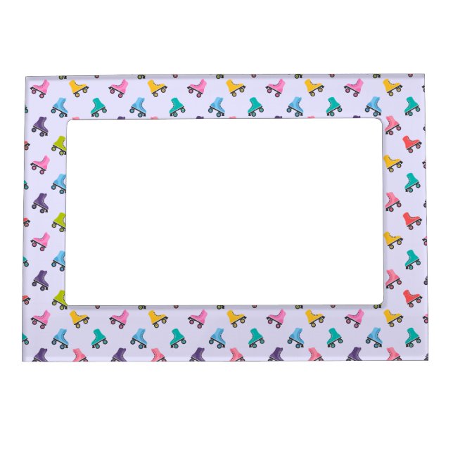 Roller Skates Design Magnetic Photo Frame (Front)