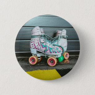Roller Skates Epic Button