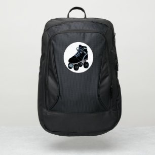 Roller Skates in Black JanSport Backpack