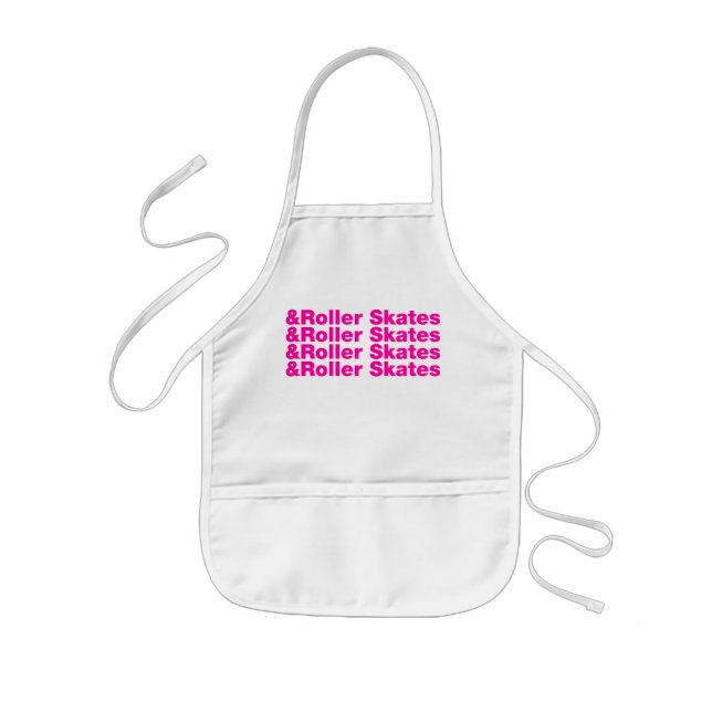 & Roller Skates Kids' Apron (Front)