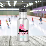 Roller Skates Personalized Kids Stainless Steel Wa Stainless Steel Water Bottle<br><div class="desc">Personalized design for your little athletes and sports fans.</div>