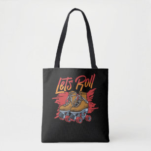 Roller Skates Retro Roller Skating Tote Bag