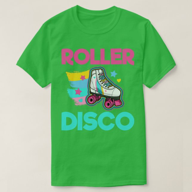 Roller Skates Roller Disco T-Shirt (Design Front)