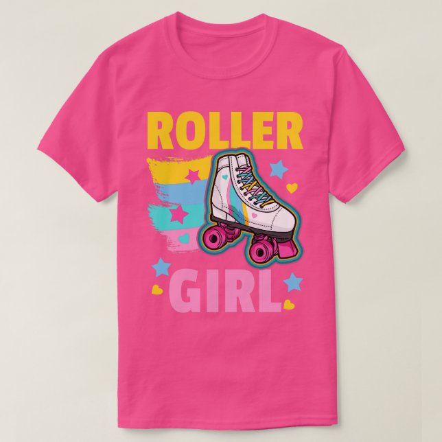 Roller Skates Roller Girl T-Shirt (Design Front)