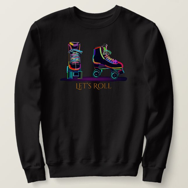 Roller Skates Sweatshirt (Design Front)