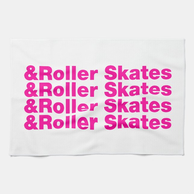 & Roller Skates Towel (Horizontal)