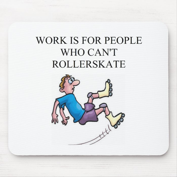 roller skating accident mouse pads