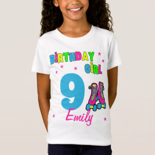 Roller Skating Birthday Party Custom T-Shirt