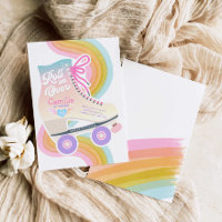 Roller Skating Birthday Party Invitation