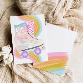 Roller Skating Birthday Party Invitation