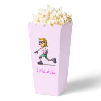Roller Skating Birthday Pink Favor Boxes