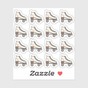 Roller Skating Boot Sport Fitness Exercise Planner Sticker