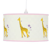 Roller Skating Funny Giraffe Ceiling Lamp (Front)