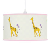 Roller Skating Funny Giraffe Ceiling Lamp (Right)