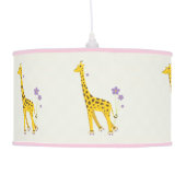 Roller Skating Funny Giraffe Ceiling Lamp (Back)