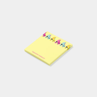 Roller Skating Kid's Cute Retro Skate Post-it Notes