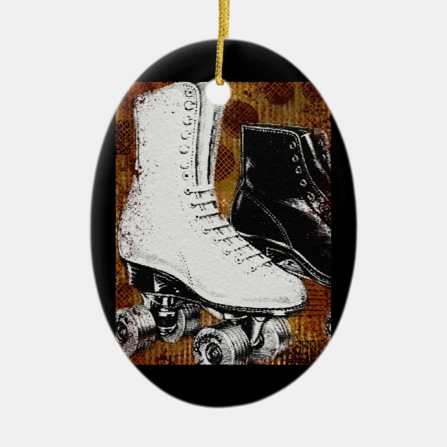 Roller Skating Ornament (Front)