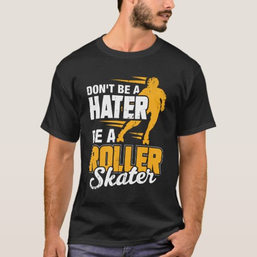 Roller Skating Quad Skates Skater Gift T_Shirt