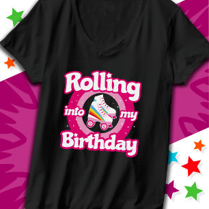 Roller Skating Rink Birthday Party Retro Fun Skate T-Shirt