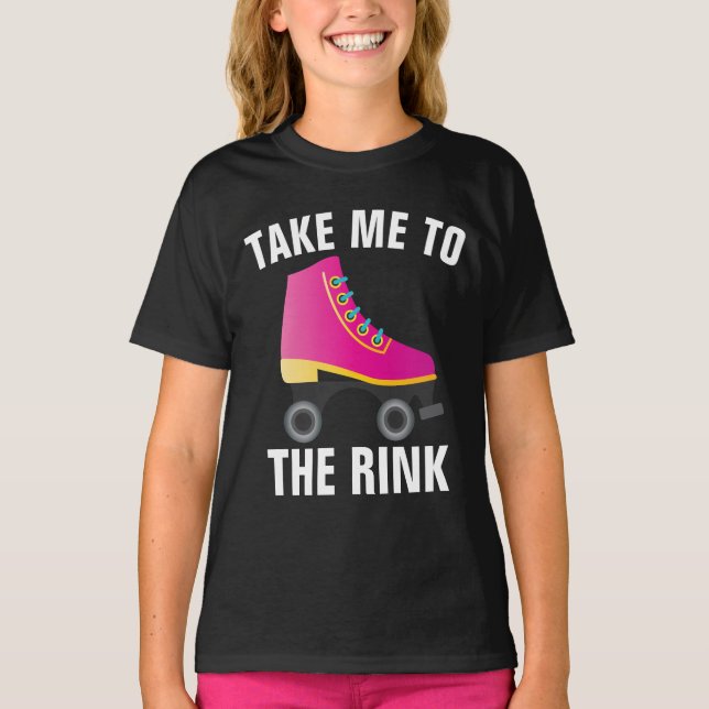 ROLLER SKATING RINK GIRLS T-SHIRTS (Front)