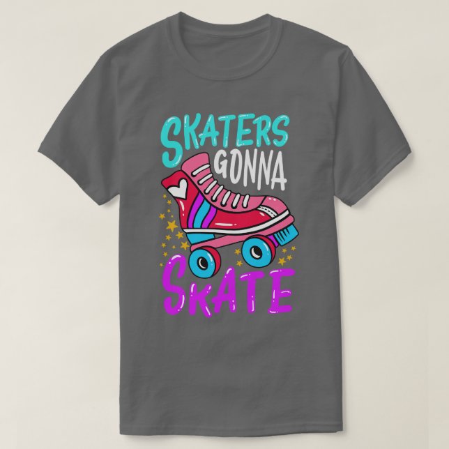 Roller skating roller skates 1 T-Shirt (Design Front)