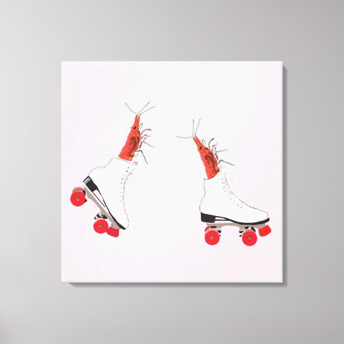 Roller Skating Shrimps  Wall Art