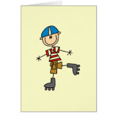 Roller Skating Stick Figure (Front)