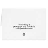 Roller Skiing 2 Cards (Back Horizontal)