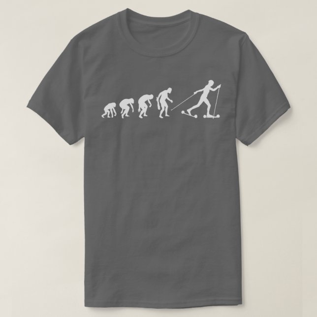 Roller skis roller skis cross skates rollers T-Shirt (Design Front)