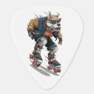 Rollerblade Dog Guitar Pick