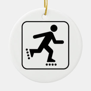 Rollerblade Symbol Ornament