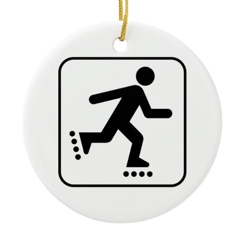 Rollerblade Symbol Ornament