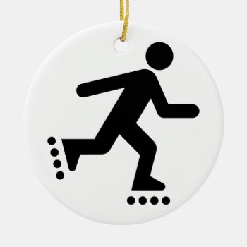 Rollerblade Symbol Ornament by sports_store at Zazzle