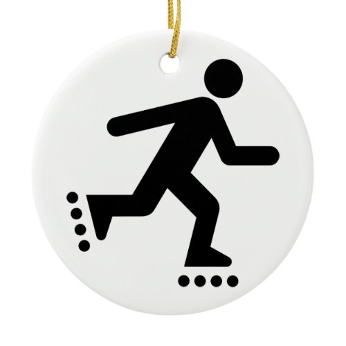 Rollerblade Symbol Ornament