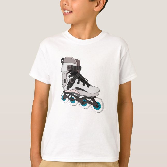 Rollerblades Rollerskates Inline Skates Art T-Shirt (Front)