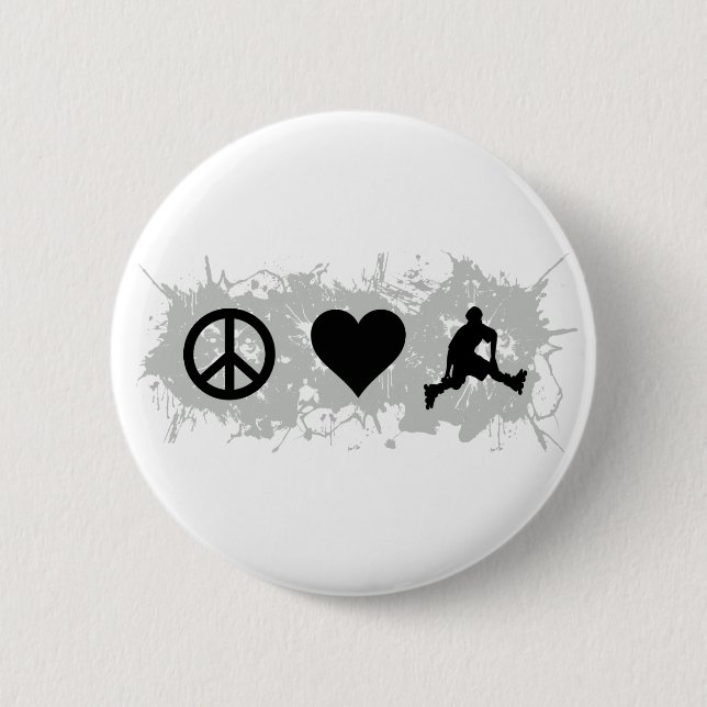 Rollerblading Button (Front)
