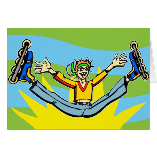 Rollerblading Cards (Front Horizontal)