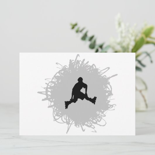 Rollerblading Scribble Style (Standing Front)