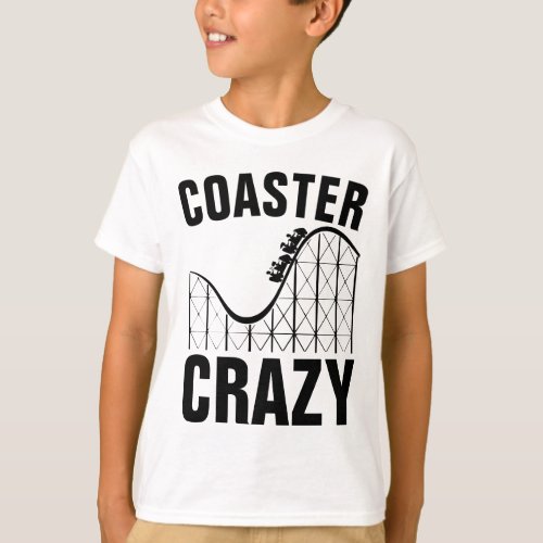 ROLLERCOASTER COASTER CRAZY T_Shirts