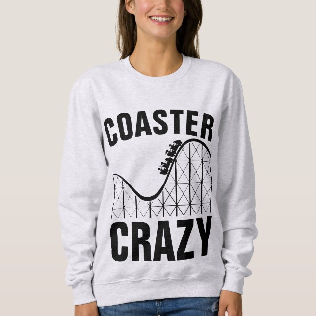 ROLLERCOASTER COASTER CRAZY T-Shirts (Front)