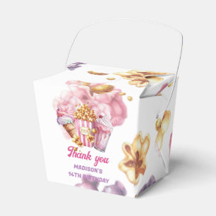 Rollercoaster Popcorn Custom Fun and Colorful Favor Boxes