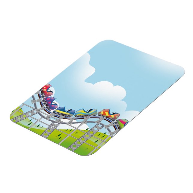 Rollercoaster ride magnet (Left Side)