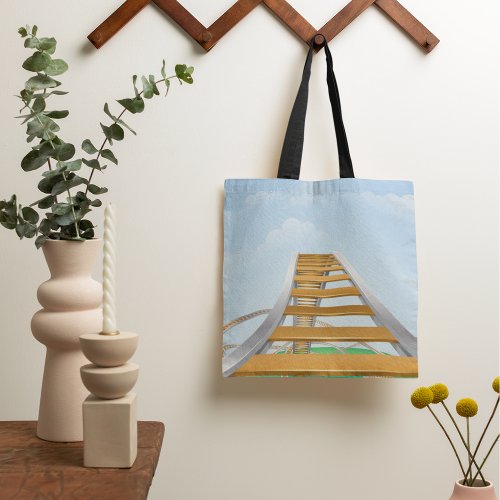 Rollercoaster Track Tote Bag