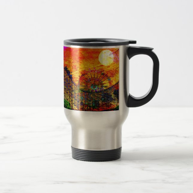 Rollercoaster Travel Mug (Right)