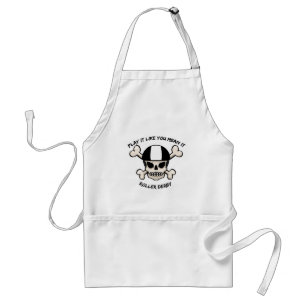 Rollerderby play it like you mean it adult apron