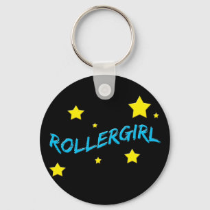 Rollergirl Keychain