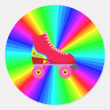 Rollerskate On Color Spectrum Radial