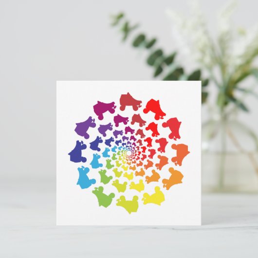 rollerskate rainbow circle (Standing Front)