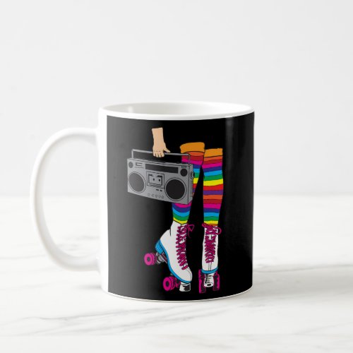 Rollerskates 80S Roller Disco Skating Coffee Mug