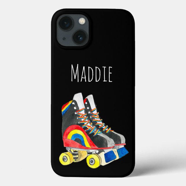 Rollerskates retro eighties art Case-Mate iPhone case (Back)